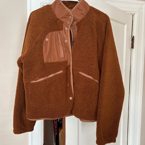 Jackets & Blazers - Warm Brown Teddy Jacket